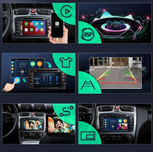 Mercedes Benz Clase C G Vito Clk Carplay Android Gps Radio Foto 8