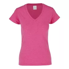 Playera Cuello V Manga Corta Yazbek. Mujer. Varios Colores 