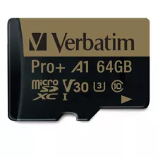 Verbatim 64gb Pro Plus 666x Microsdxc Memory Card Wit (qxcr)
