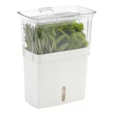 Cole Y Mason Fresh Herb Keeper Contenedor Clear