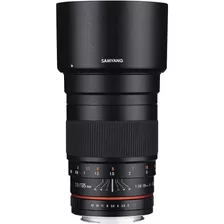 Teleobjetivo Samyang 135 Mm F / 2.0 Ed Umc Para Slr Canon...