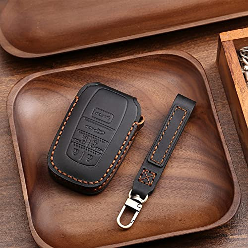 Funda De Llave De Cuero Genuino Para Toyota Sienna 2021 2022 Foto 2