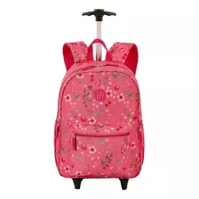 Mochila Capricho Student Picnic Rosa Grande Moch Car