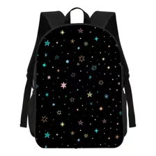 Mochila Escolar Infantil Estelar Estrelas Galáxia Básica