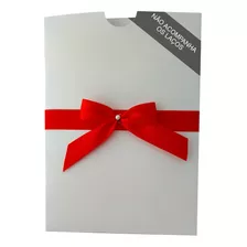  Envelope Branco Para Convite De Casamento Modelo Luva C/ 50