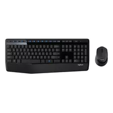 Kit De Teclado E Mouse Sem Fio Logitech Mk345 Português Br