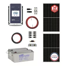 Kit Energia Solar Campo Motorhome 12v 3,2kwh X Día Mppt