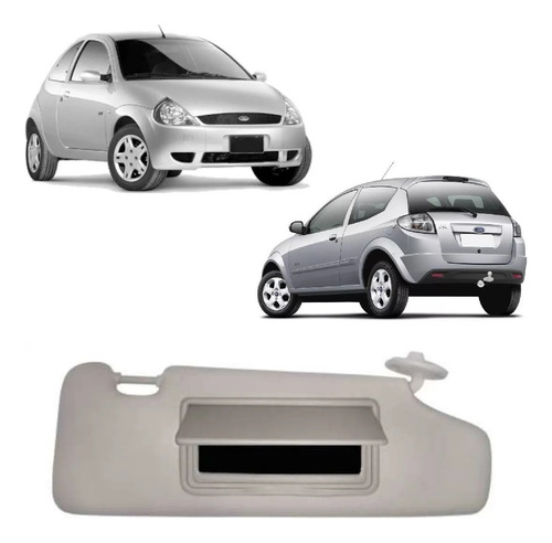 Para Visera Ford Ka 1997-2007, Novo Ka 2008-2013, Par 2mplas Foto 3