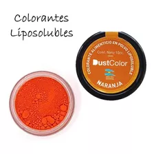 Colorante Liposoluble Naranja Dustcolor Polvo 10 Cc