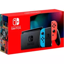 Consola Nintendo Switch Color Azul Y Rojo Nuevo 