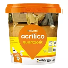 Rejunte Acrílico Branco 1 Kg Anti Fungo Quartzolit