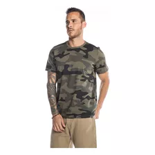 Camiseta Camuflada Masculina Sba Original