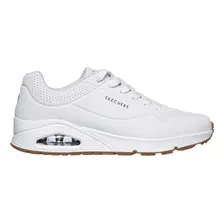 Tenis Skechers Uno-stand On Air Blanco Caballero 52458
