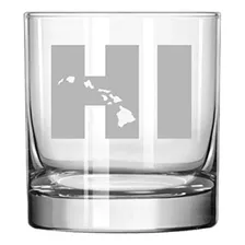 Vaso Rocks Whiskey Highball De 11 Oz Hi Hawaiian Islands Haw