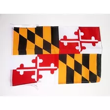 Maryland Bandera 18 X 12 Cuerdas Us Estado De Maryland Pequ