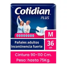 Cotidian Plus Talla M X 36 Un. Talle Mediano