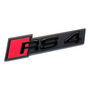 Emblema Audi Compatible Rs4 Parrilla !! No Grapas  Plata