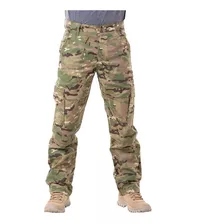 Calça Masculina Militar Tática Camuflada Reforçada Rip Stop