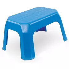 Banqueta Plastica Infantil Azul 280x210x150 A25278