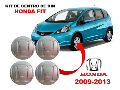 4 Centros De Rin Honda Fit 2009-2013 Foto 2