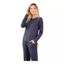 Conjunto Morley Lanilla Pantalon Y Remera Mujer Pijama