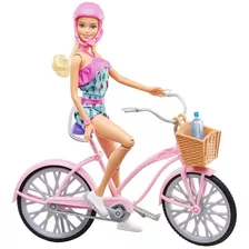 Barbie Com Bicicleta Ftv96 - Mattel