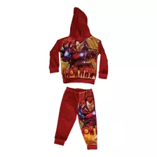 Conjunto De Moletom Homem De Ferro Infantil Moletom Menino