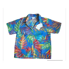 Camisa Floral Chita,lual,praia,havaiano Juvenil,infantil 
