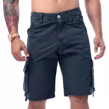 Bermuda Cargo Short Brim 6 Bolsos Coloridas Com Frete Grátis