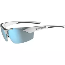 Tifosi Optics Track - Gafas De Sol (blanco/negro, Azul Ahum.