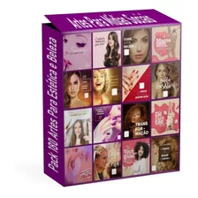 Pack 180 Artes Para Estética E Maquiagem Editáveis Psd