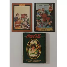 Cards: 2 Cards Da Coca-cola E Uma Caixinha Vazia Coca-cola 