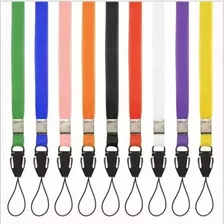 Pack De 100 Lanyard Para Porta Credencial 0,8cmx45cm Colores