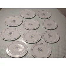 10 Platos Imperial Oval.thailand Oven Microwave/ Dishwasher