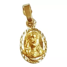 Medalla Oro 14k Sagrado Corazón De Jesús 