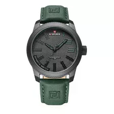 Naviforce-reloj Deportivo Hombre, Military Cuero Pu Nf9202