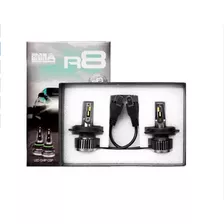 Kit Ultra Led Nano R8 30000lm 6500k Farol Alto Baixo E Milha