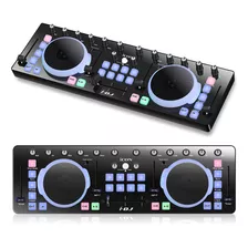 Controlador Dj Icon Pro Audio I-dj Negro, Usb, Midi, Para Pc