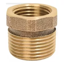 Bushing O Niple De Bronce 1 He X 3/4 Hi - Comercialoz