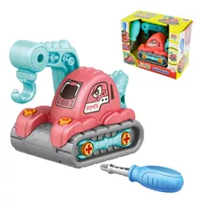 Coleção Aprenda A Montar Dino Guincho Carrinho Dm Toys