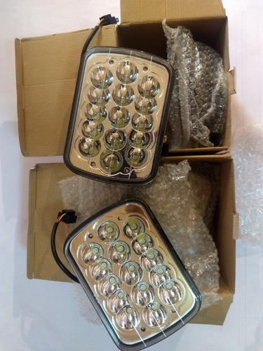 Faros Led 5x7 Doble Tono Ambar Blanco Ford Bronco Y Ranger Foto 6