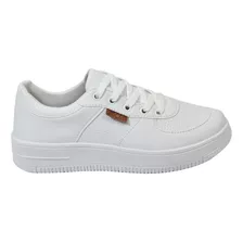 Tênis Feminino Branco Sneaker Casual Air Santorini