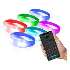 200p Pulsera Led Conciertos Brazalete Rgb App Control Fiesta