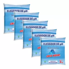 Kit Elevador De Ph Barrilha 2kg 5 Unidades 