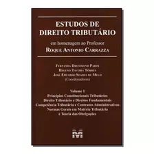 Estudos De Direito Tributário - Vol.01 - ( Estudos Em Home
