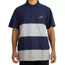 Camiseta De Skate Hocks Polo Recorte Marinho Mescla Original