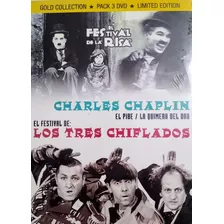 Los Tres Chiflados Charles Chaplin Dvd Festival De La Risa 