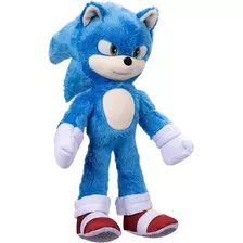 Sonic 2 Peluche Erizo Azul 33 Cms Original En Caja