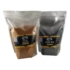 Dry Rub Americano 1,5kg + Black Rub 1kg Bravus Pouch