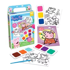 Set De 24 Acuarelas Magicas Peppa Pig - Tapimovil Color Multicolor